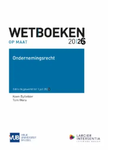 Wetboek Ondernemingsrecht 2026